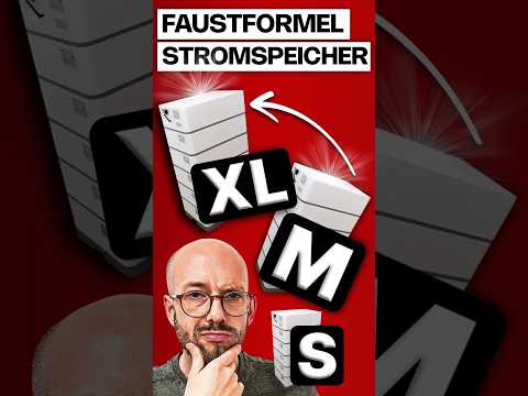 Vorschaubild: Faustformel: Wie groß sollte der Stromspeicher sein?